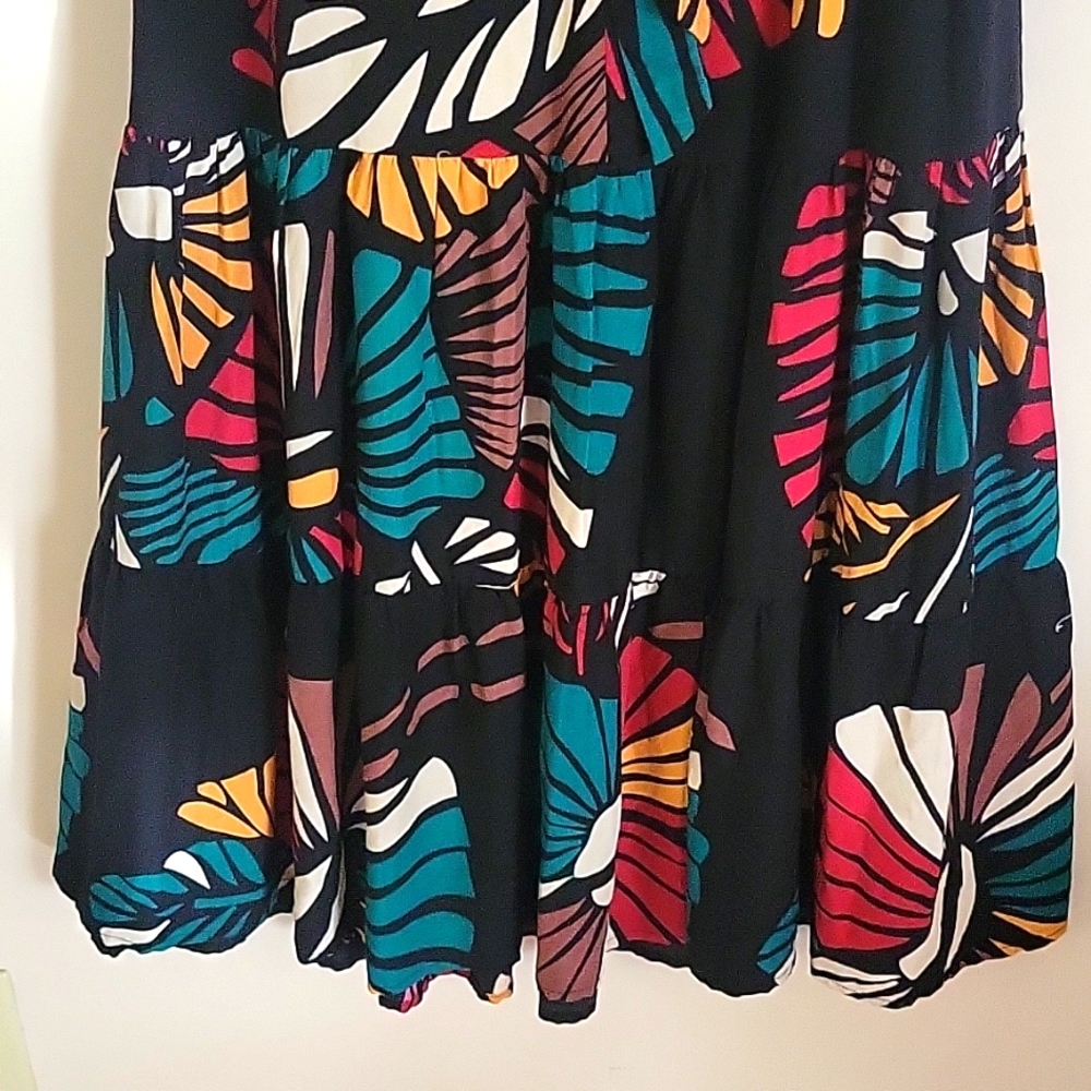 Forever 21 Colorful Floral Women's Maxi Dress Size Small - Picture 8 of 9